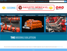 Tablet Screenshot of galletti-iberica.es